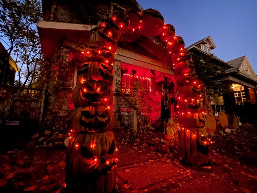 Pumpkin arch